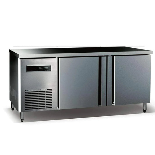 KingsBottle 59" Two Stainless Steel Door Back Bar Cooler-On Sale
