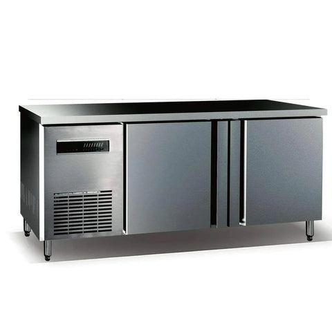 KingsBottle 59" Two Stainless Steel Door Back Bar Cooler-On Sale