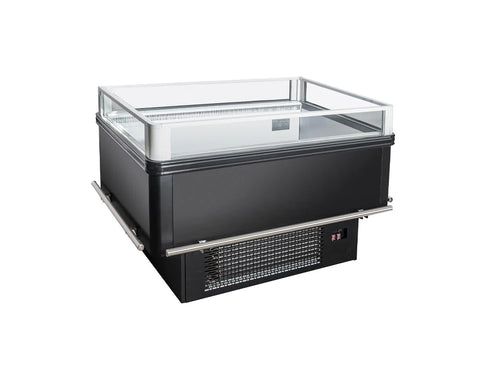 Kool-It KII 350 - 75" Wide - Dual Temp Island Open Display Case