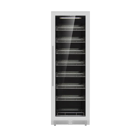 KingsBottle Large Beverage Refrigerator With Low-E Glass Door