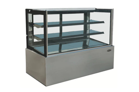 Kool-It KBF-60D - 59" Wide - Flat Glass Non-Refrigerated Dry Display Case