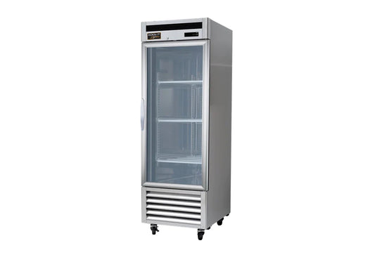 kool-It KBSR-1G - 27" Wide - 1 Glass Door Bottom Mount Reach-In Refrigerator