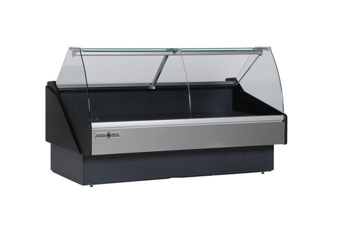 Hydra-Kool KFM-CG-120-R - 120" Fresh Meat Case Curved Glass