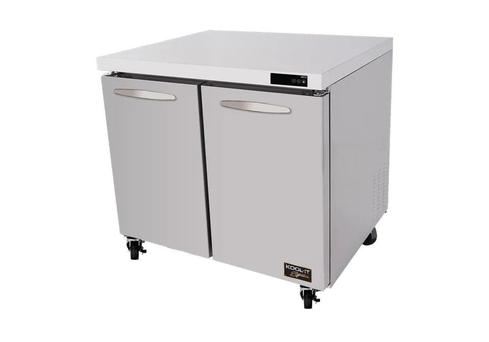 Kool-It KUCF-36-2 - 36" Wide | 2 Door Undercounter Freezer