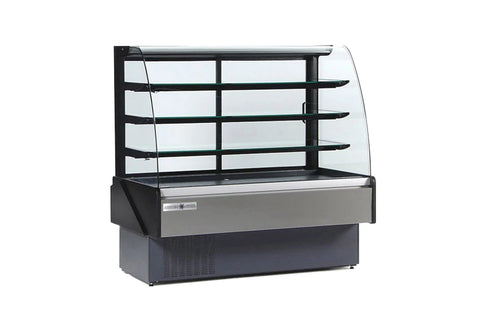 Hydra-Kool KBD-CG-80-R - 78" Wide Remote Tilt Out Front Glass Bakery Display Case