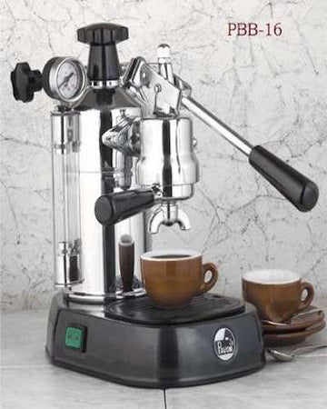 La Pavoni Professional Black Base Espresso Machine PBB-16